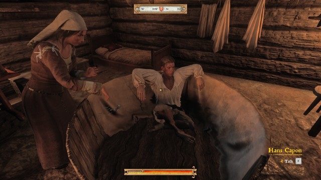 Ask Sir Hans if he needs anything.