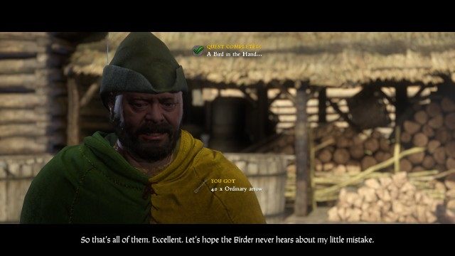 Bring the nightingales to the Huntsman.