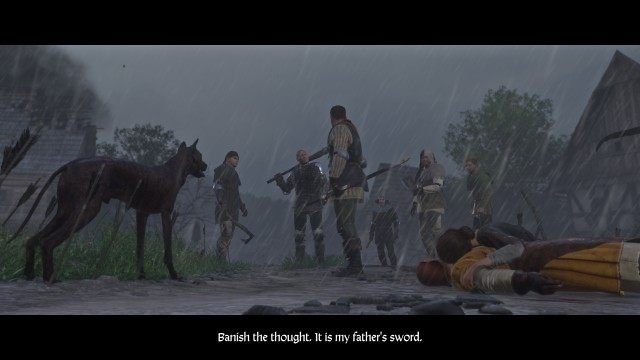 Dig a grave under the linden tree and bury your parents.