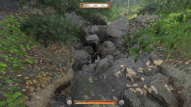 (Optional) Find the little millwheel below the spring.