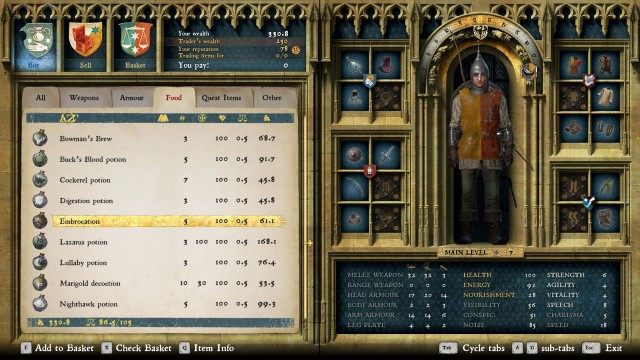 (Optional) Get embrocation for the scribe.