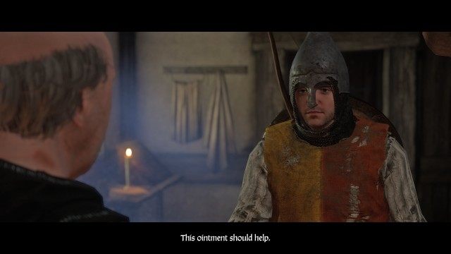 (Optional) Get embrocation for the scribe.