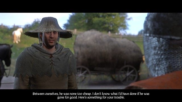 Go and see the groom about your reward.