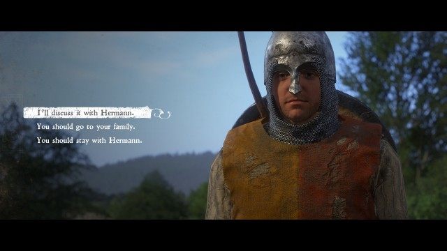 Go back to Hermann and Elishka and decide what she should do.