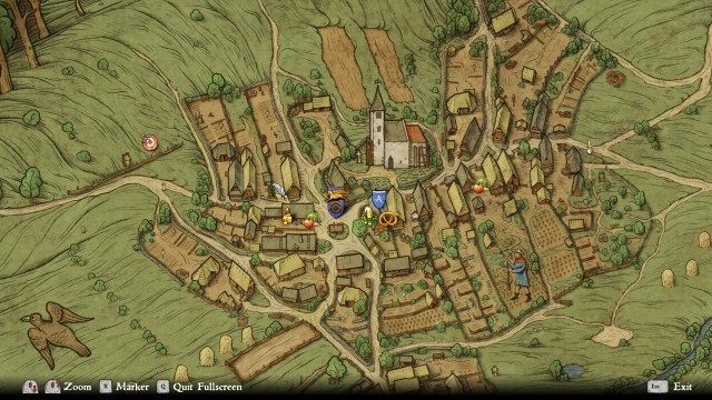 Pick up the ribbon by the dead tree in Uzhitz.