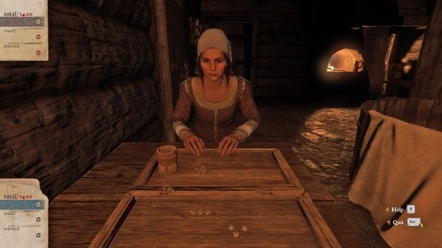 Play dice with Zdena the bathmaid.