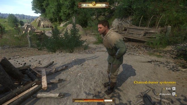 (HIDDEN) Speak to the leader of the charcoal burners in the south and find out they don't know Ginger.