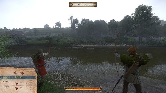 (Optional) Shoot the most coloured arrows into the logs.