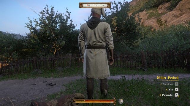 Try to steal Peshek's dagger.