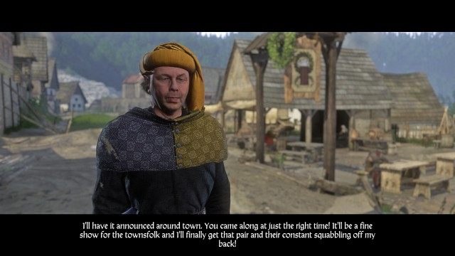 Arrange the duel with the Bailiff.