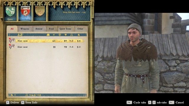 Bring Alex hare meat. (0/90)