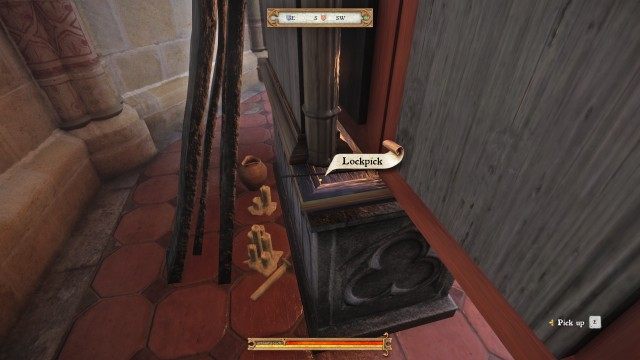 Get keys or lockpicks.