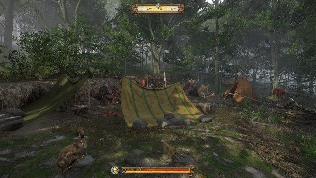 (Optional) Go to the Cuman camp not far from Andrew's inn.
