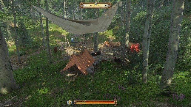 (Optional) Go to the Cuman camp west of Uzhitz.