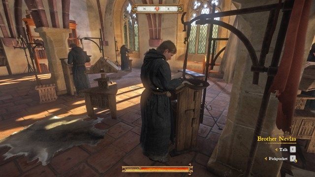 Go work in the fratery. Report to Provost Nevlas at the alchemy bench.