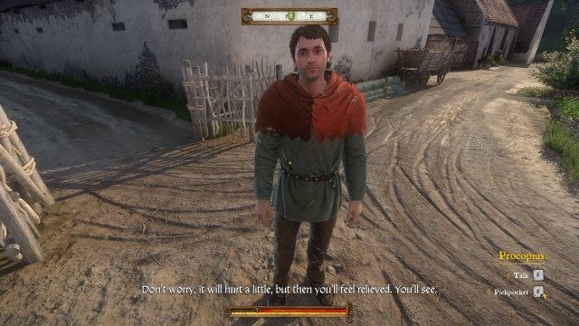 Lead Procopius to the blacksmith.