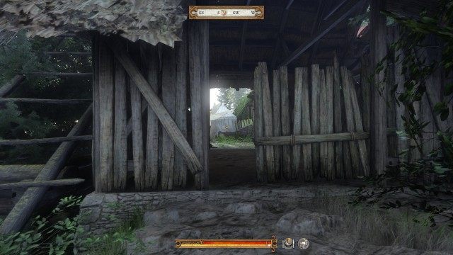 Look around the camp and see what could be useful information for the attack.