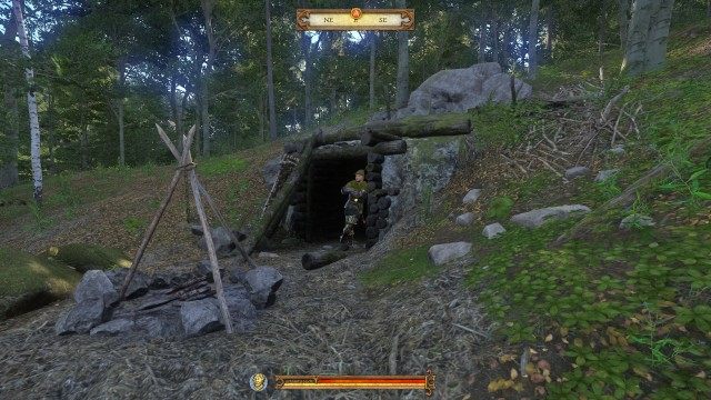 Meet Hanekin Hare by the mine gallery.