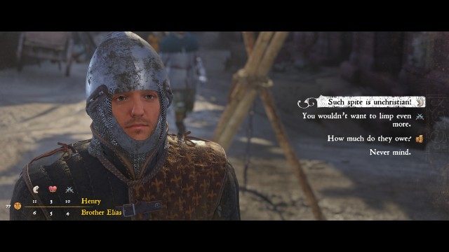 Persuade Elias to let them off their debt.