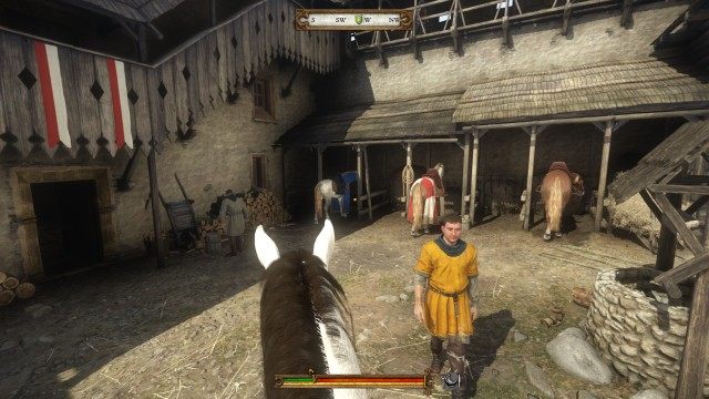 Ride to Talmberg on the roan.