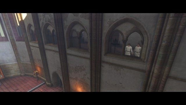 Right after evening mass, meet with Pious in the dormitory.