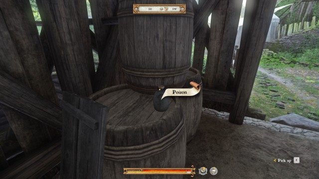 (Optional) Sabotage: you can poison their food.