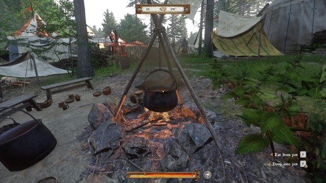 Sabotage the bandits before the battle.