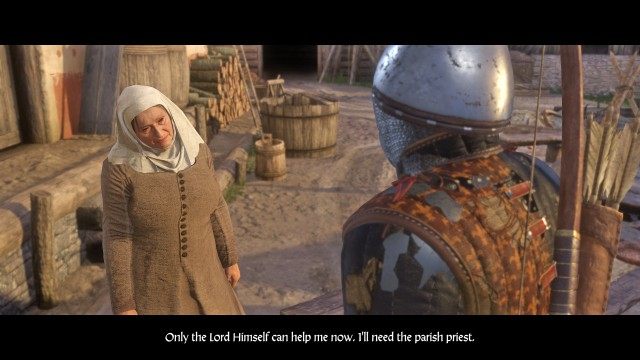 See Drahomira and find out if the spell worked.