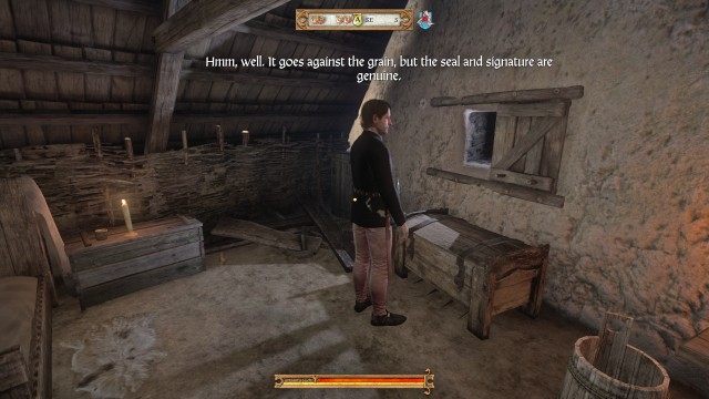 (Optional) Show the forgery to Master Builder Karel.