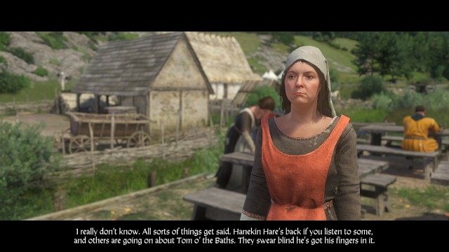 Speak to the innkeeper’s wife, Martha.