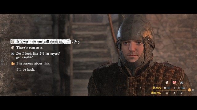 Strike a deal with Andrew.
