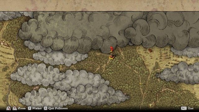 Take a left and carry on to the junction.