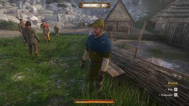 (Optional) Take care of the brawlers who meet in the evenings behind the tanner's house.