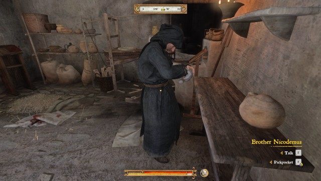 (Optional) Talk to Brother Nicodemus.
