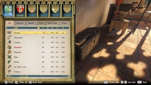 (Optional) Prepare two Cockerel potions. The herbs are in the chest.
