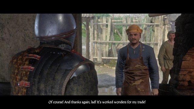 Go and see Zach the blacksmith for your reward.