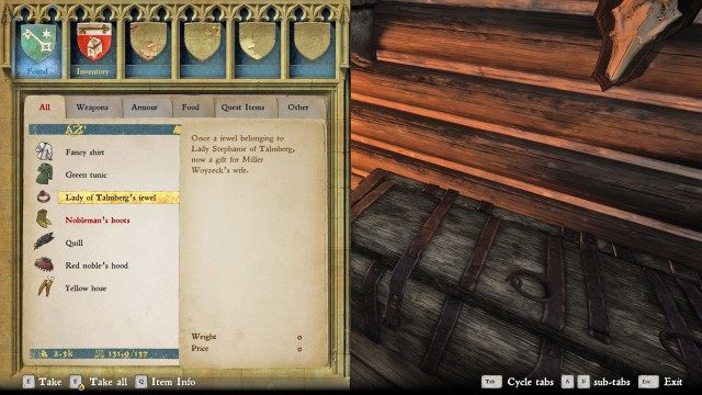 Steal the jewellery from Lady Stephanie.