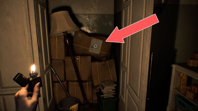 Note on Cardboard Box