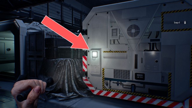 Container Opening Button