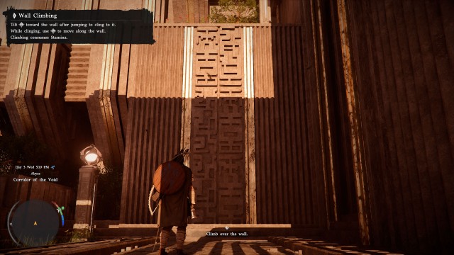Climb over the wall