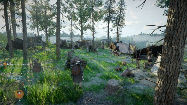 Escort Marius to camp