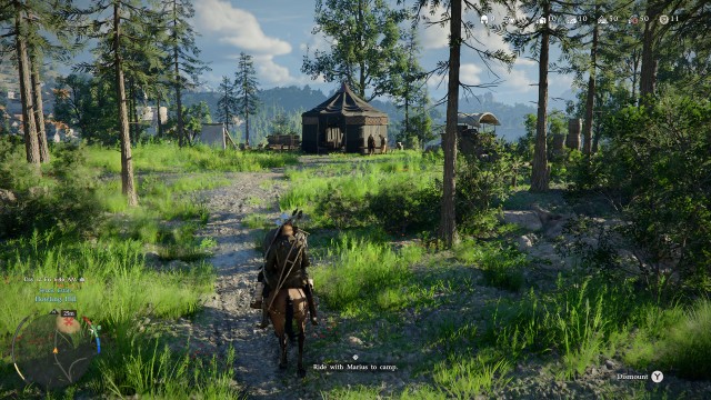 Escort Marius to camp