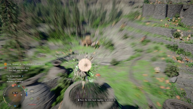 Fix the dismantled kiln
