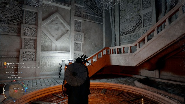 Go to the top of the Spire of the Stars