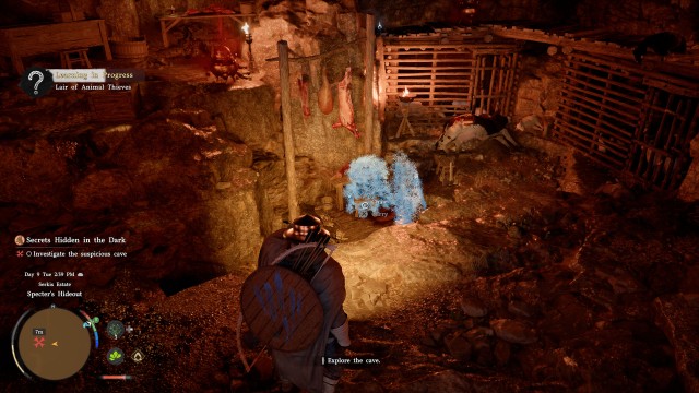 Investigate the suspicious cave