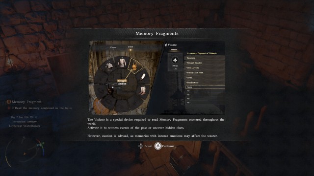 Read the memory contained in the helm