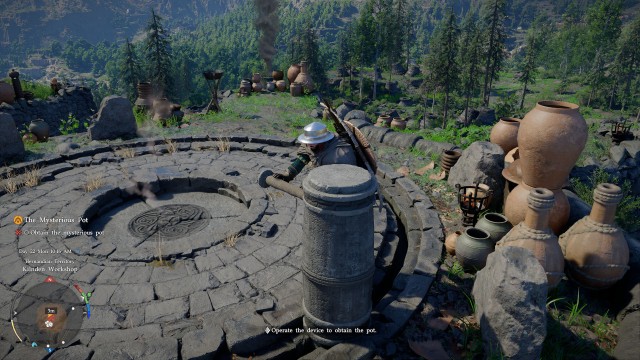 Obtain the mysterious pot