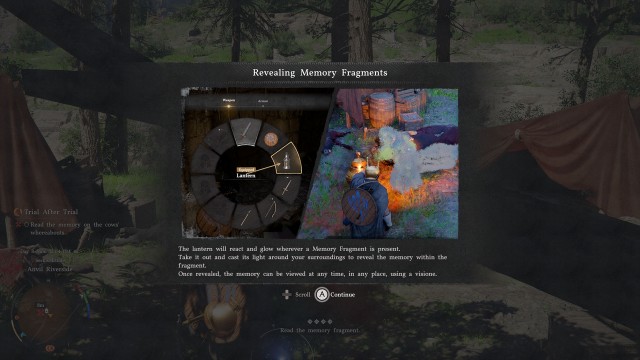Read the memory on the cows' whereabouts