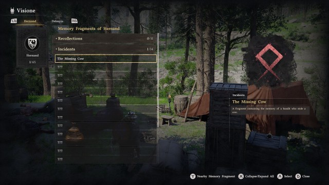 Read the memory on the cows' whereabouts
