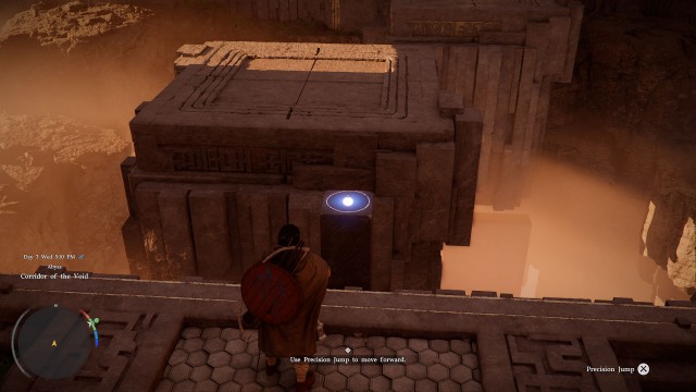 Use Precision Jump to move forward